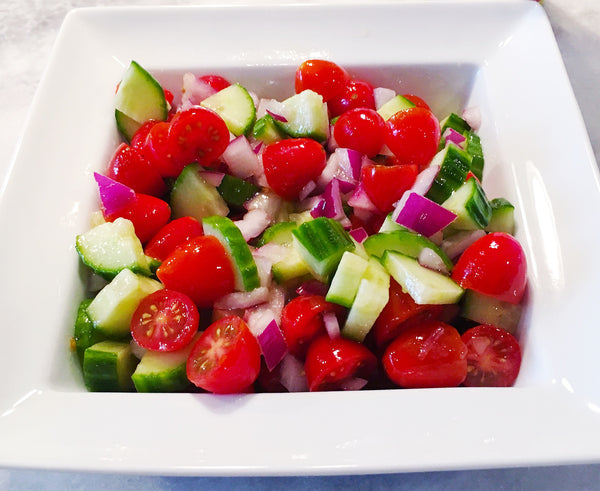 Cucumber Tomato Salad - Summer Salad ideas