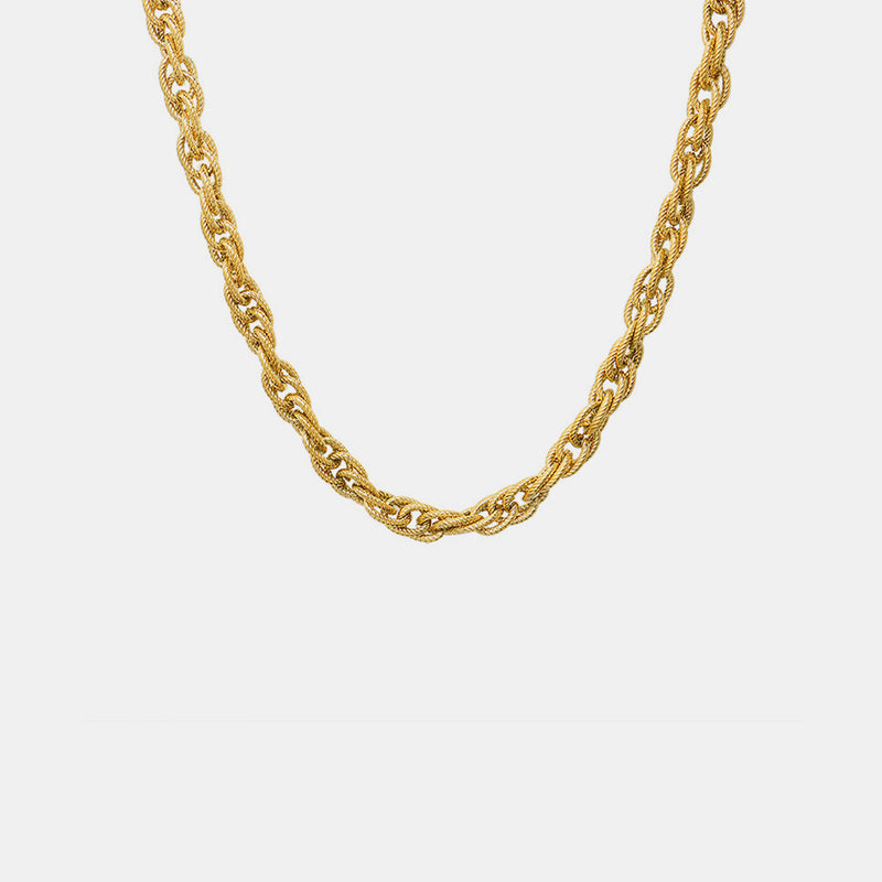 Samantha Titanium Steel Chain Necklace
