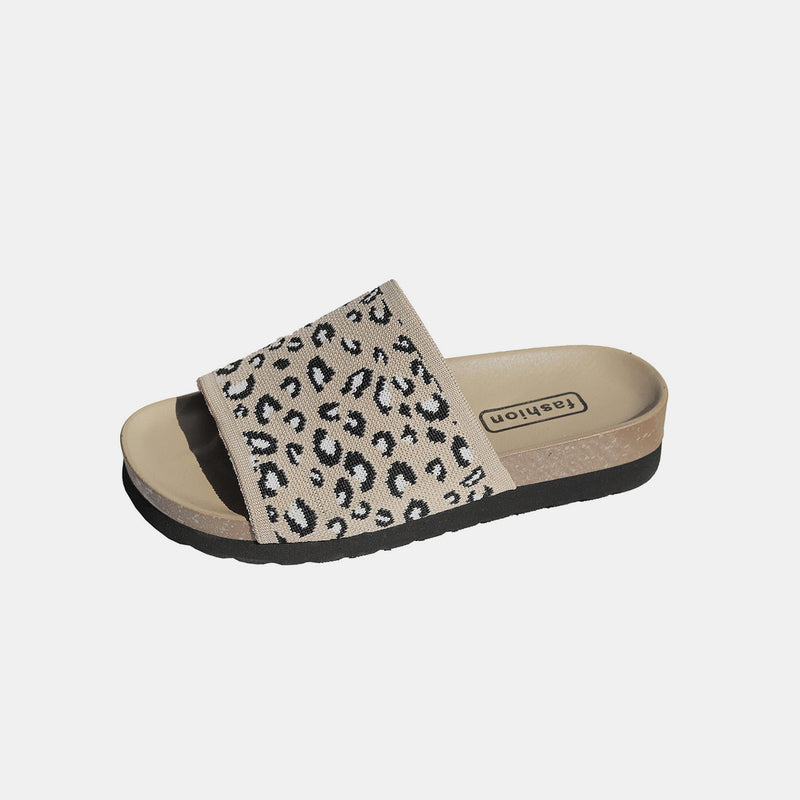 Nova Leopard Open Toe Sandals