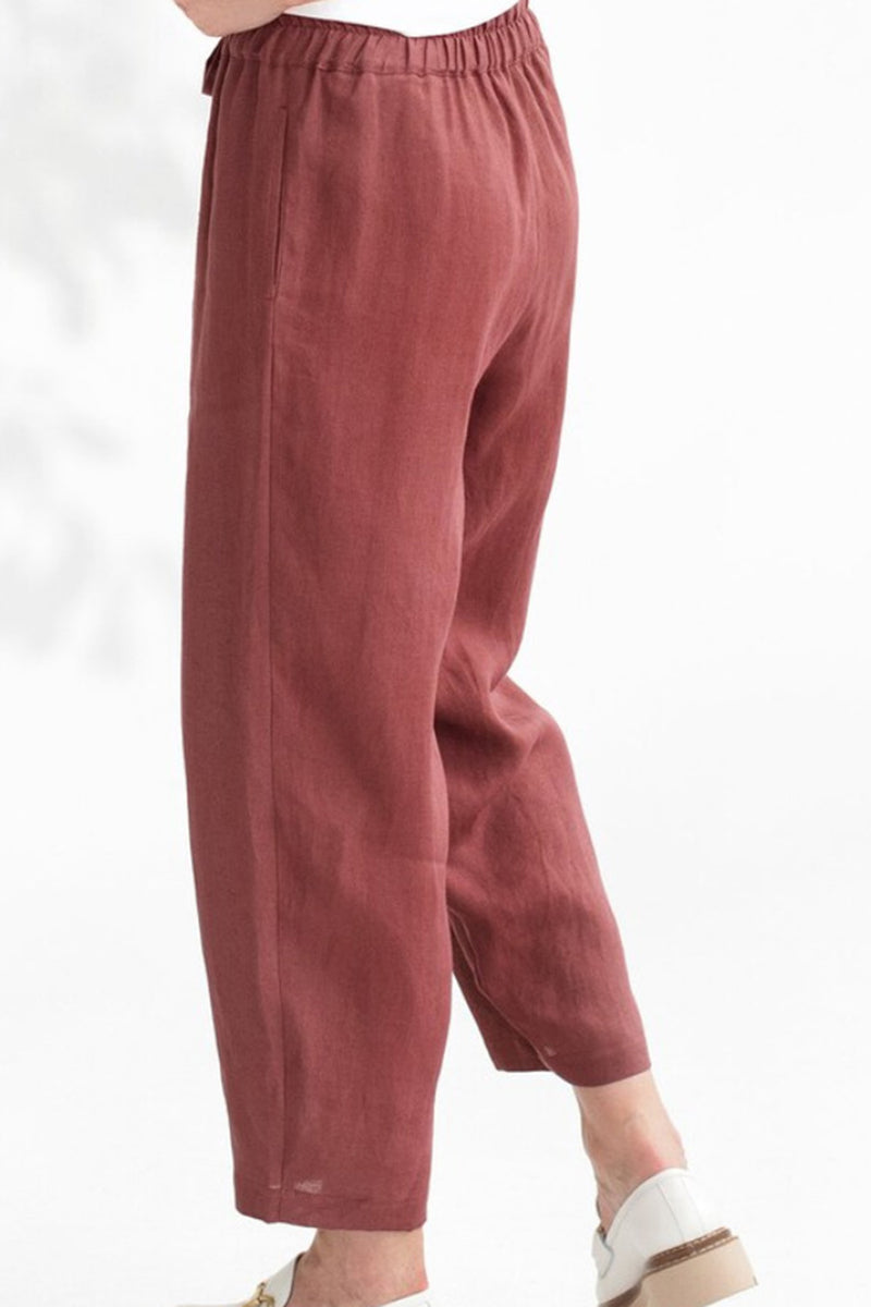 Cammi Drawstring Cropped Pants with Pockets