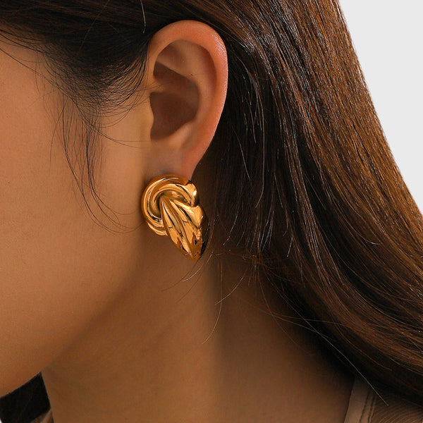 Xander 18K Gold-Plated Stud Earrings