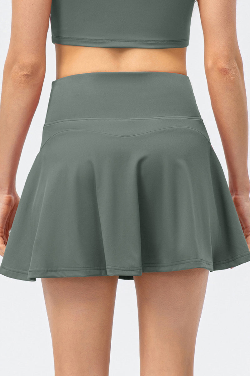 Rayne High Waist Wide Waistband Active Skirt