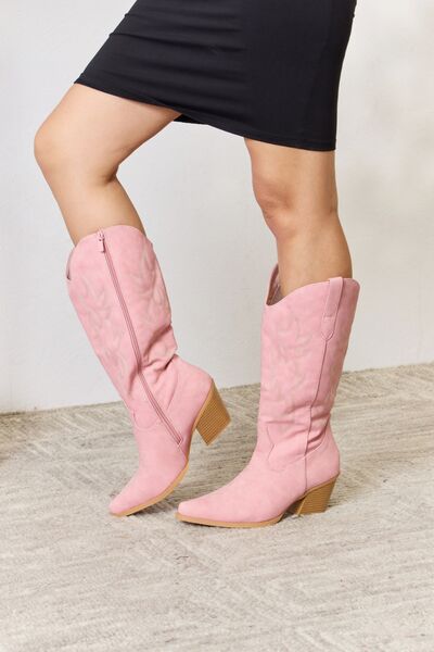 Cassia Knee High Cowboy Boots