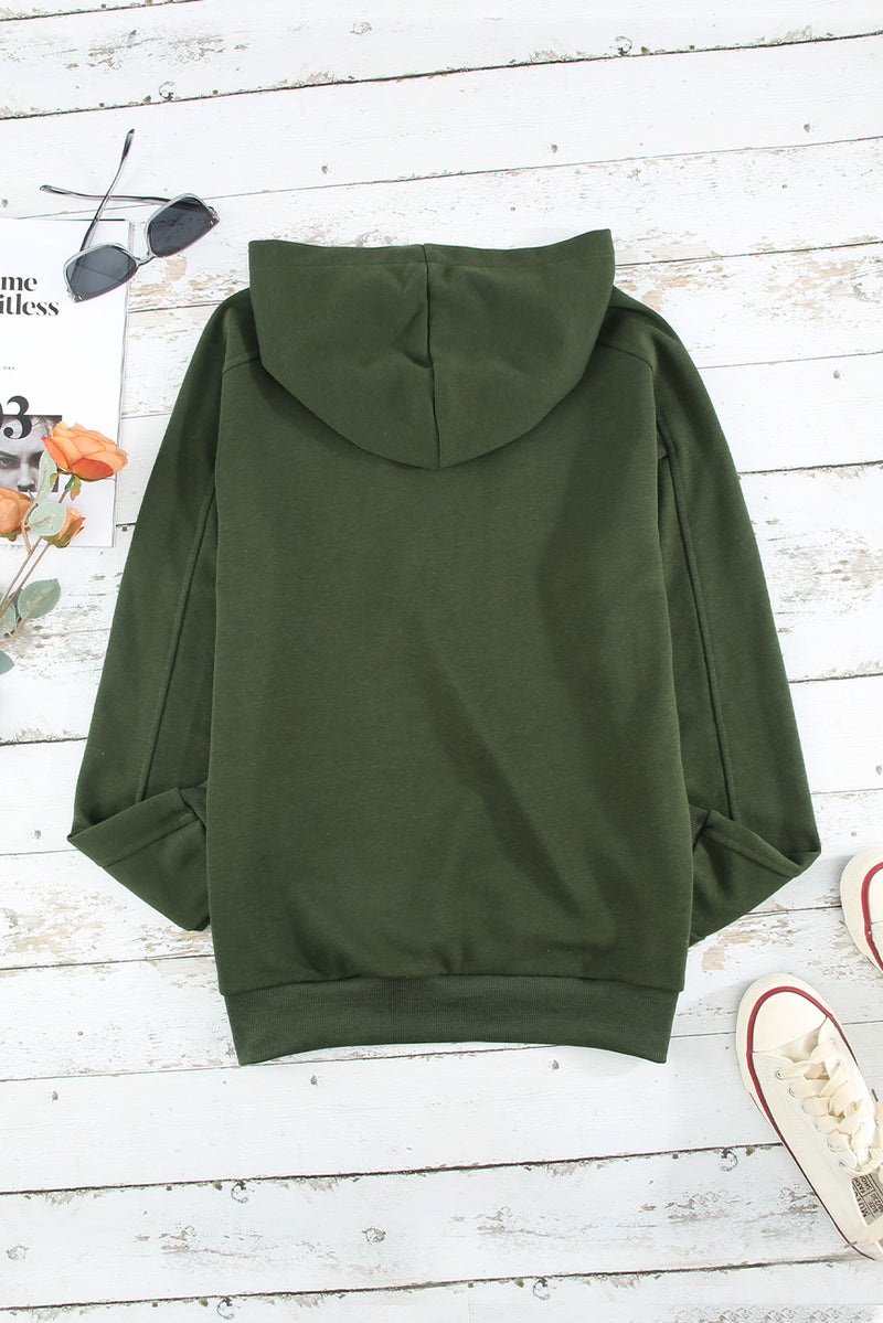 Macy Lace-Up Dropped Shoulder Hoodie