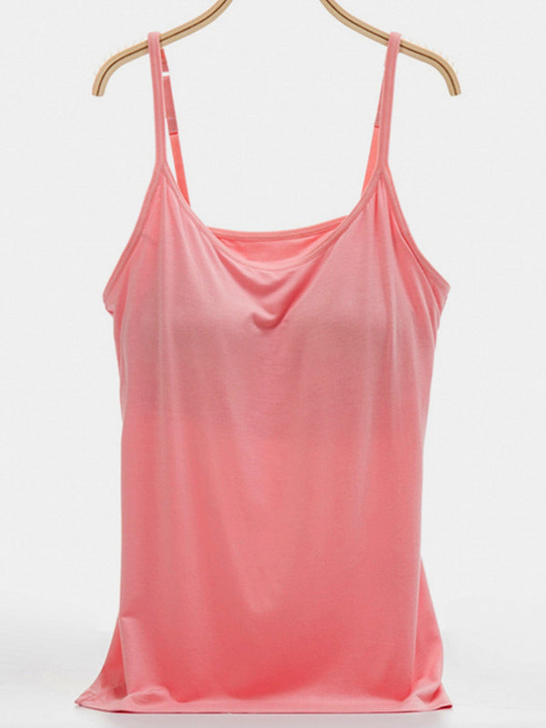 Luellen Built in Braw Scoop Neck Adjustable Strap Cami -- Deal of the day!