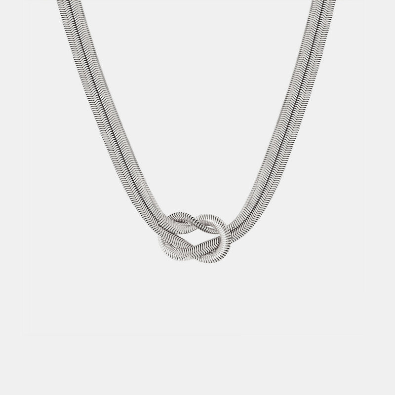 Titanium Steel Knot Necklace