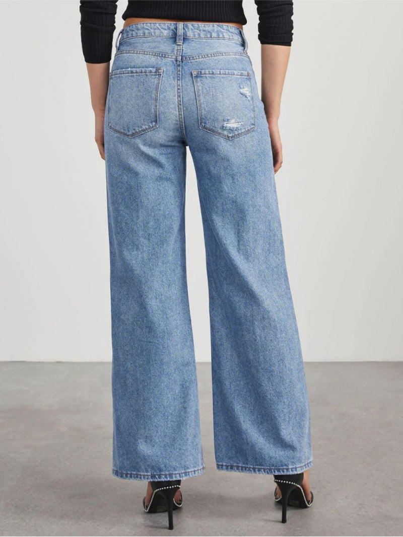 Caldwell Wide Leg Jeans with Pockets