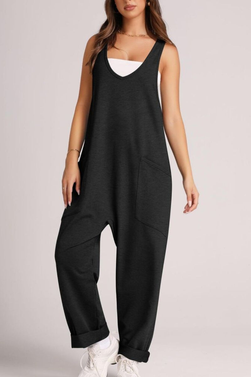 Sorcha Wide Strap Jumpsuit with Pockets