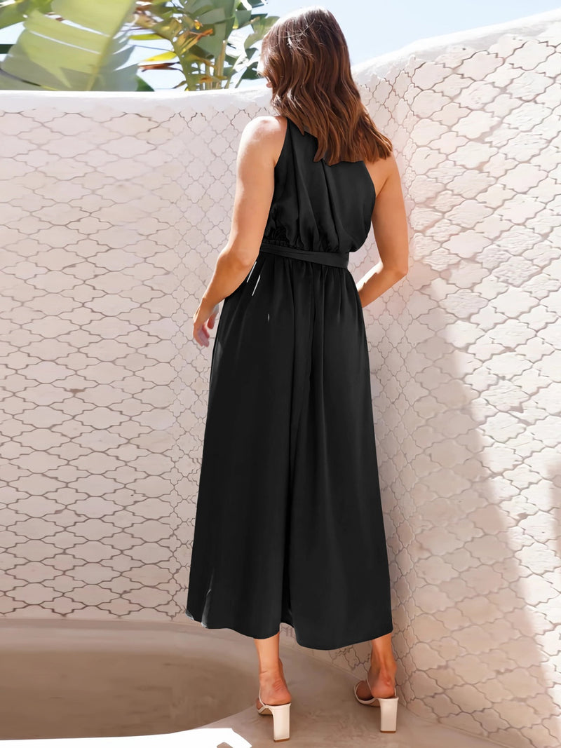 Shay Single Shoulder Midi Dress