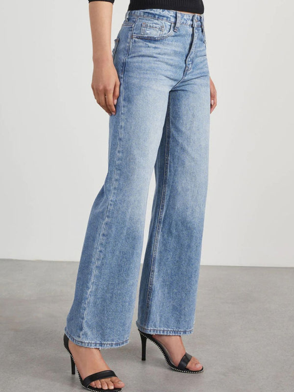 Caldwell Wide Leg Jeans with Pockets