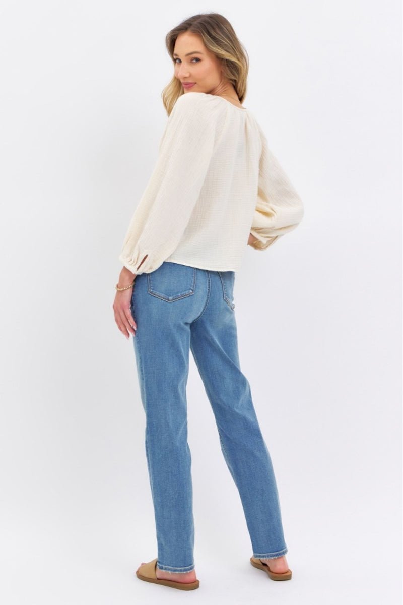 Dawson Judy Blue Full Size High Waist Straight Jeans