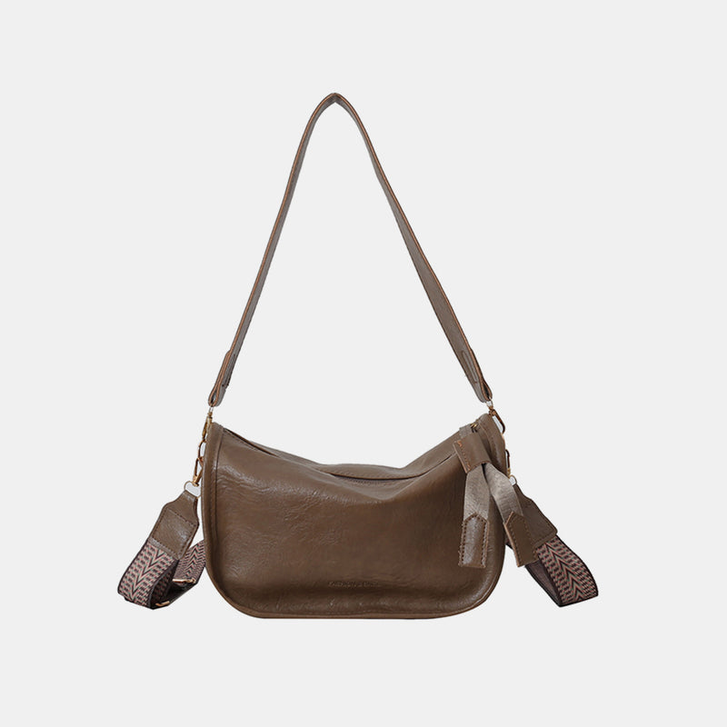 Dana PU Leather Double Strap Shoulder Bag