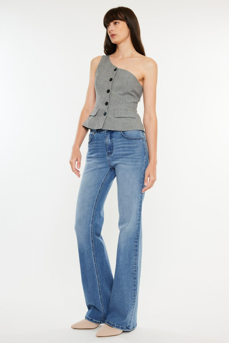 Maria Kancan Ultra High Rise Cat's Whiskers Jeans