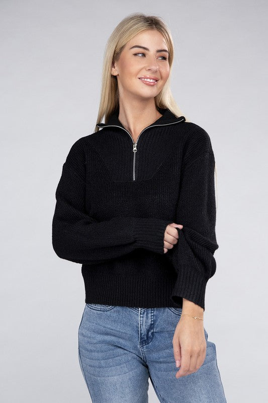 Kylei Easy-Wear Half-Zip Pullover