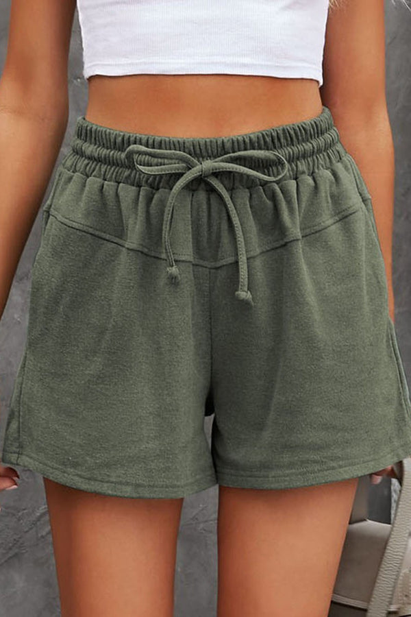 Booker Full Size Drawstring Shorts with Pockets