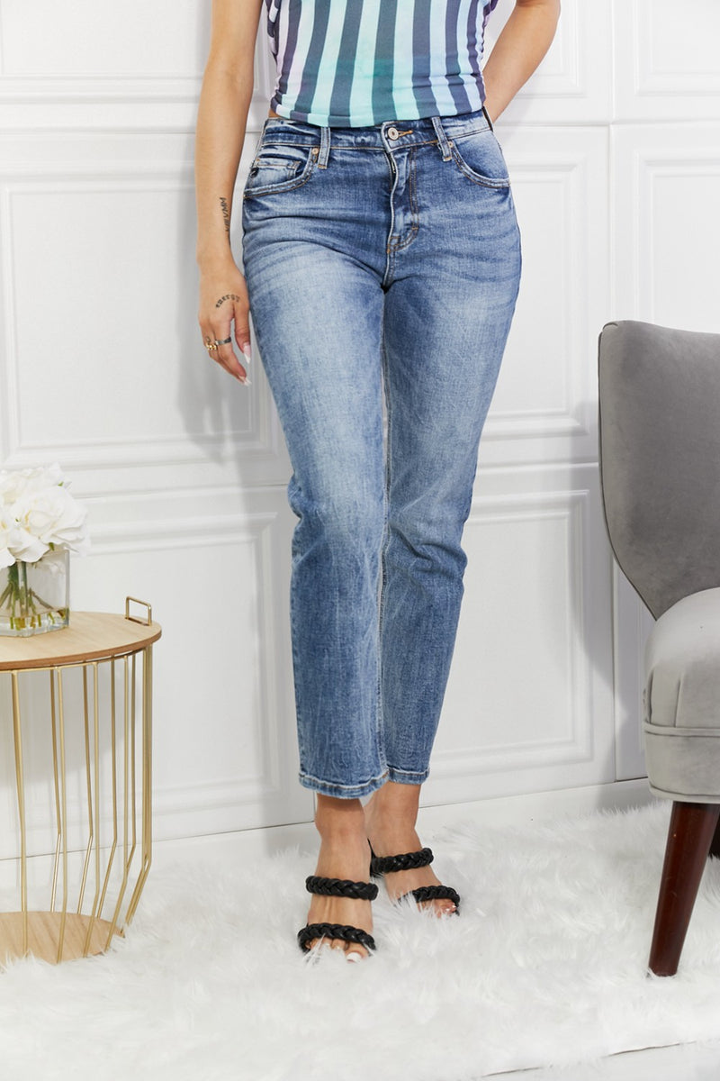 Amara Kancan High Rise Slim Straight Jeans