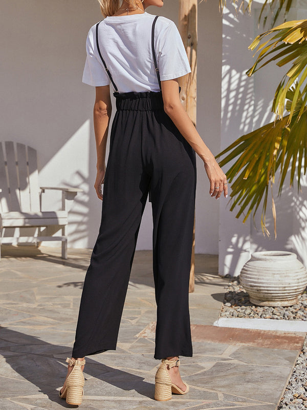 Lark Tie Front Overalls with Pockets