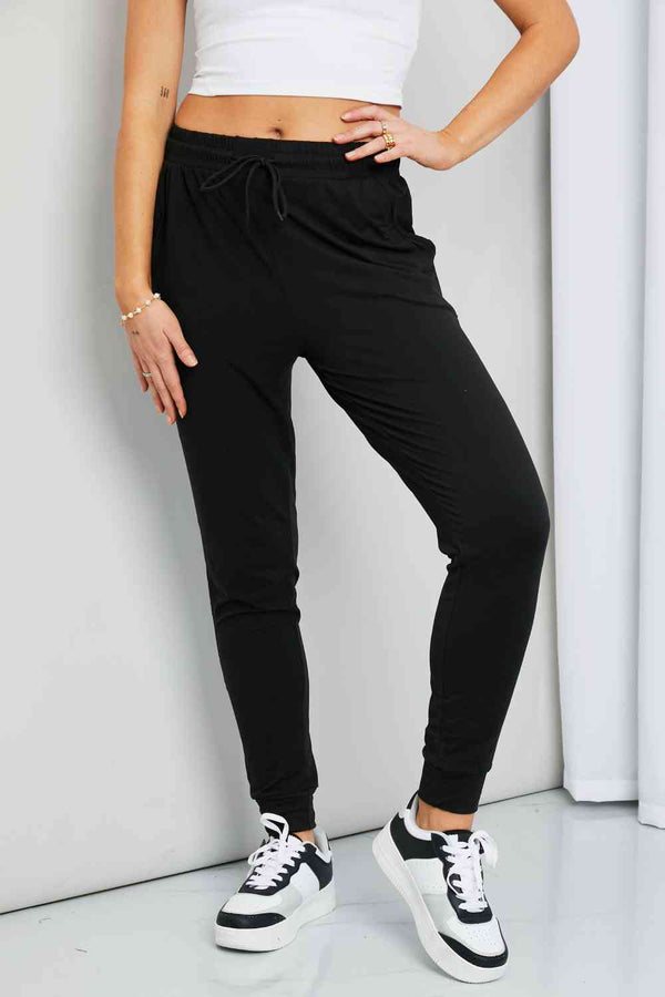 Charlo Leggings Depot Drawstring Waist Joggers - - Deal of the day!