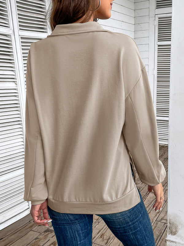 Payton Half Zip Sweatshirt with Pocket