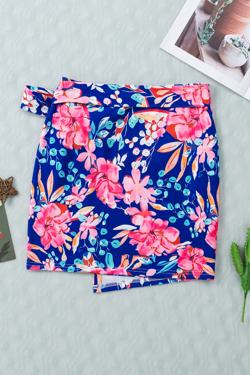 Tauren Floral Tied Mini Skirt - Deal of the day!