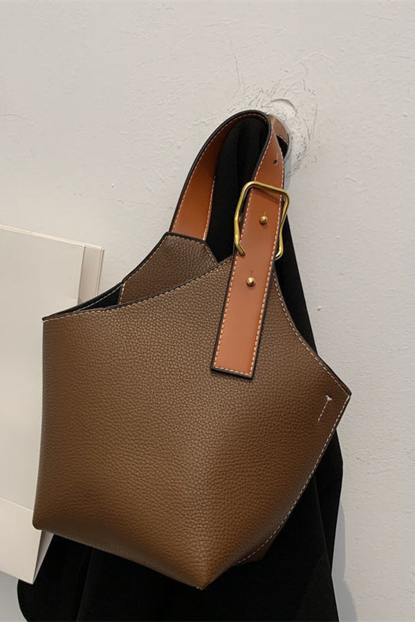 Cora Fashion PU Leather Bucket Bag