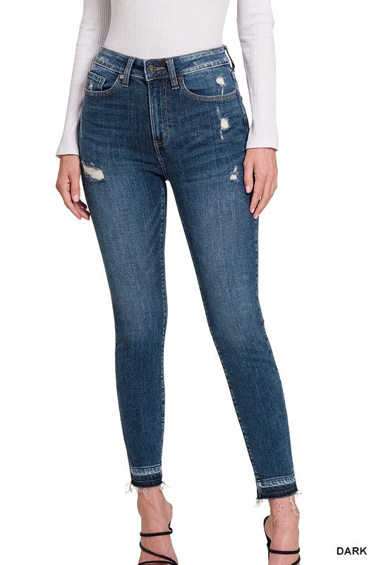 Deal of the Day Walker HIGH RISE CROPPED SKINNY DENIM PANTS
