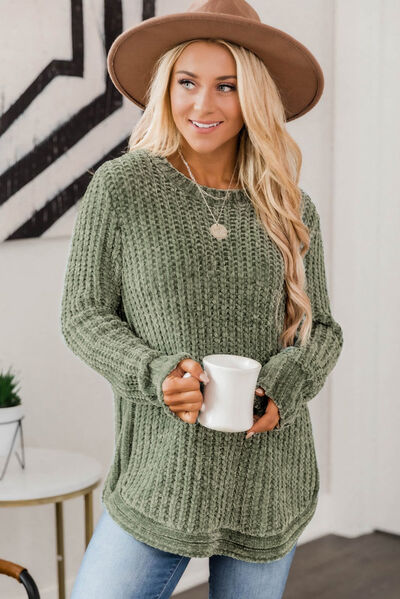 Valerie Round Neck Long Sleeve Sweater