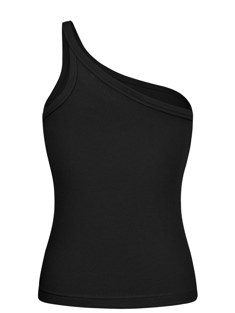 Jacie Ribbed One-Shoulder Tank -- Deal of the day!