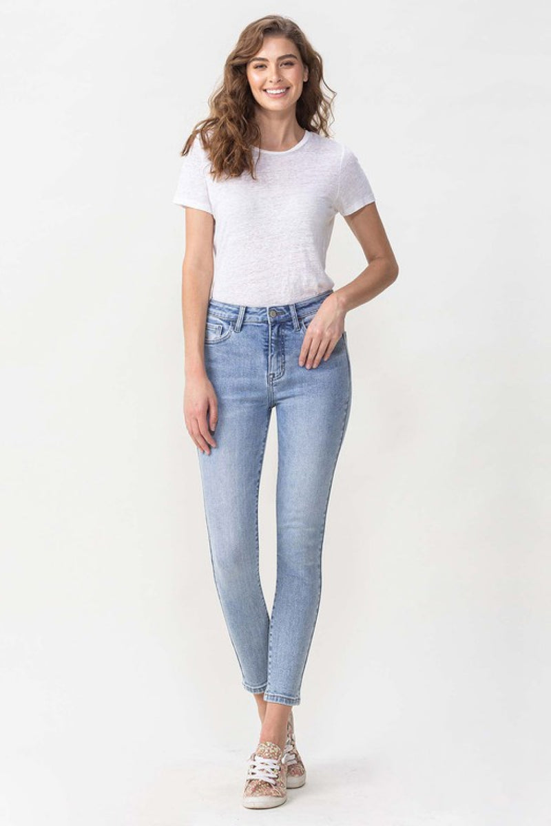 Talia Lovervet High Rise Crop Skinny Jeans