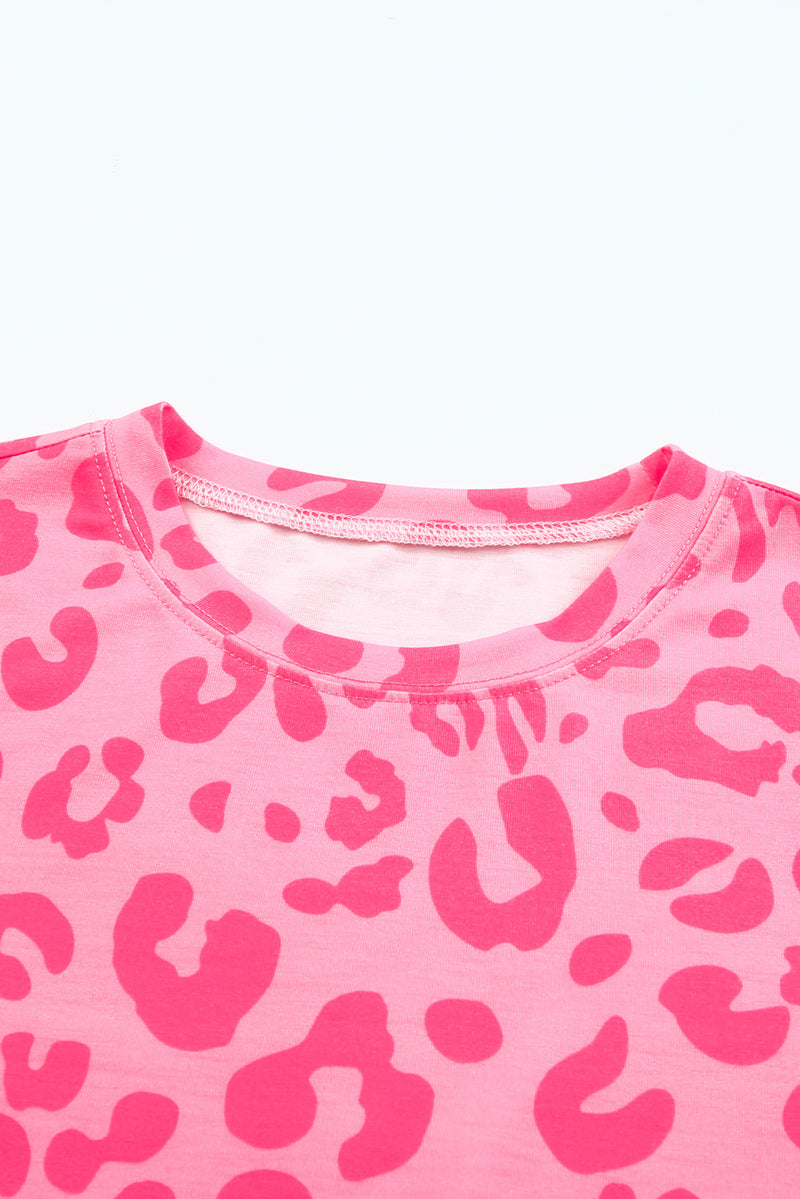 Pariah Leopard Round Neck Tee - Deal of the Day!