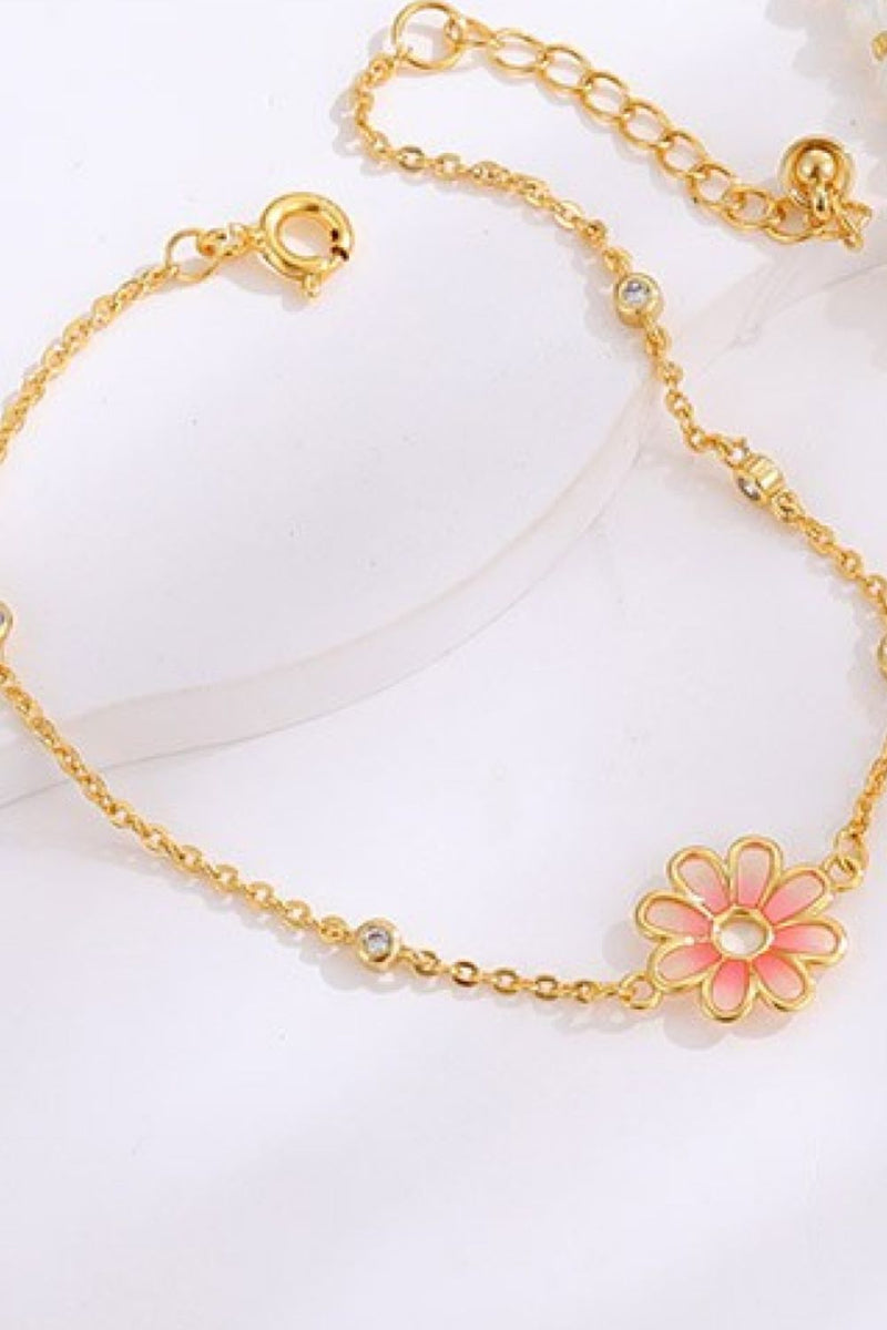 Bonnie Flower Chain Bracelet