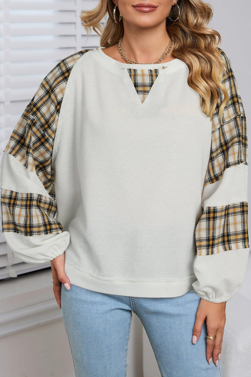 Heidi Printed Round Neck Long Sleeve Sweatshirt