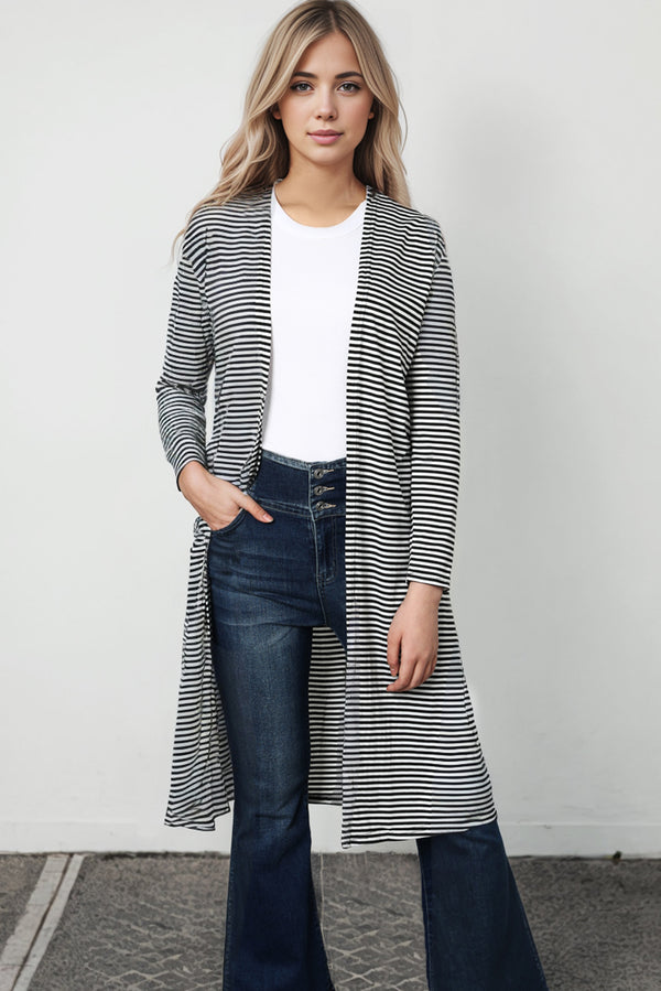 Shelby Striped Long Sleeve Cardigan