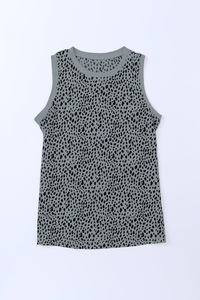 Deal of the Day Kaylee Printed Round Neck Tank