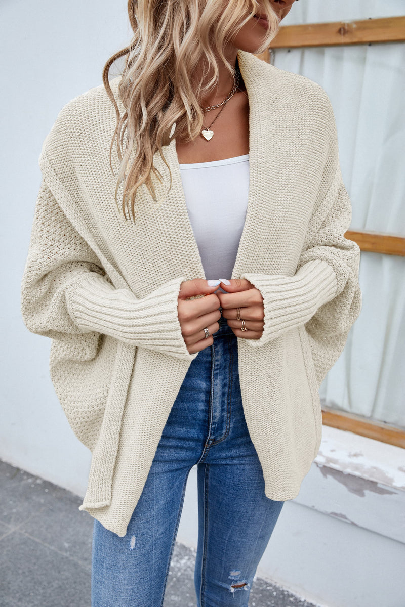 Pearl Open Front Long Sleeve Cardigan -- Deal of the day!