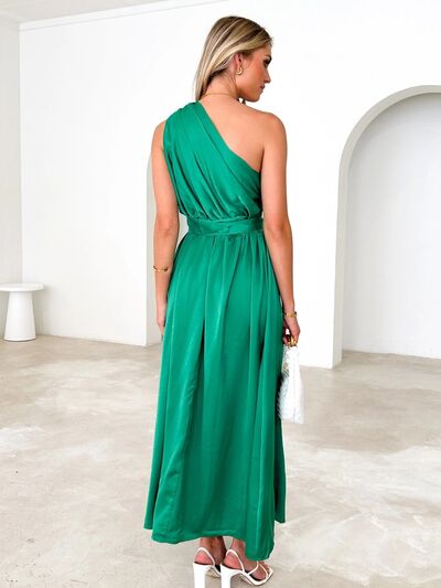 Tatia Ruched One Shoulder Dress -- Deal of the day!