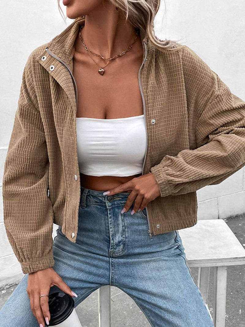 Lane Long Sleeve Dropped Shoulder Jacket - Deal of the day!