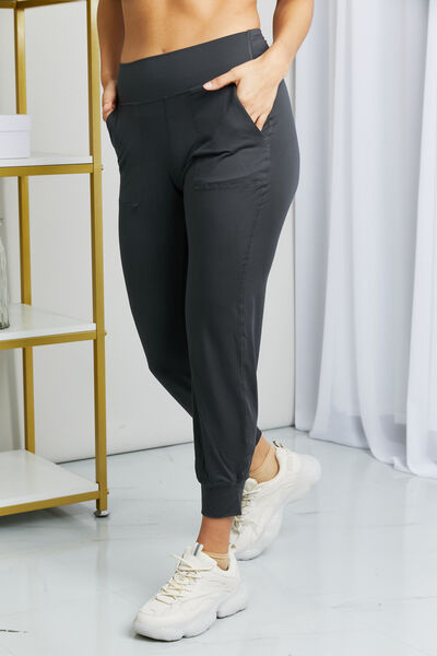 Charlize Leggings Depot Full Size Wide Waistband Cropped Joggers -- Deal of the day!