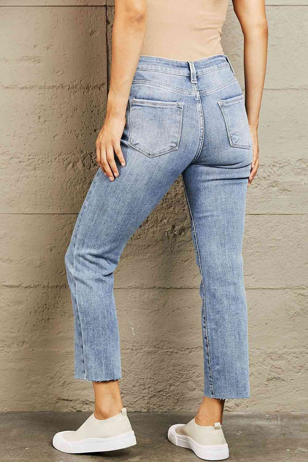 Marion BAYEAS Mid Rise Cropped Slim Jeans
