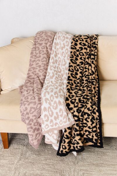 Cuddley Leopard Decorative Throw Blanket DOD