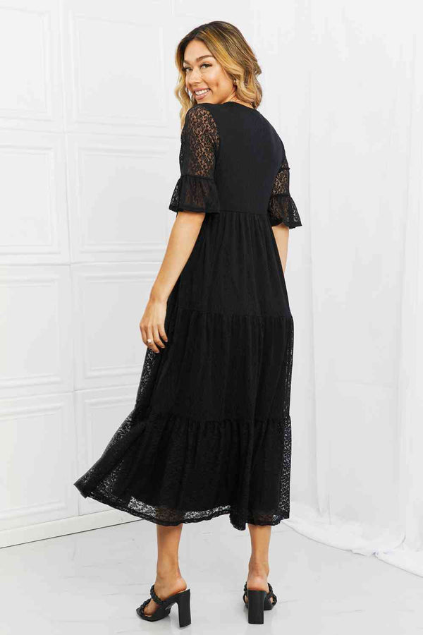 Marnie Lace Full Size Tiered Dress