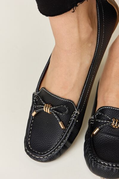 Jamie Slip On Bow Flats Loafers