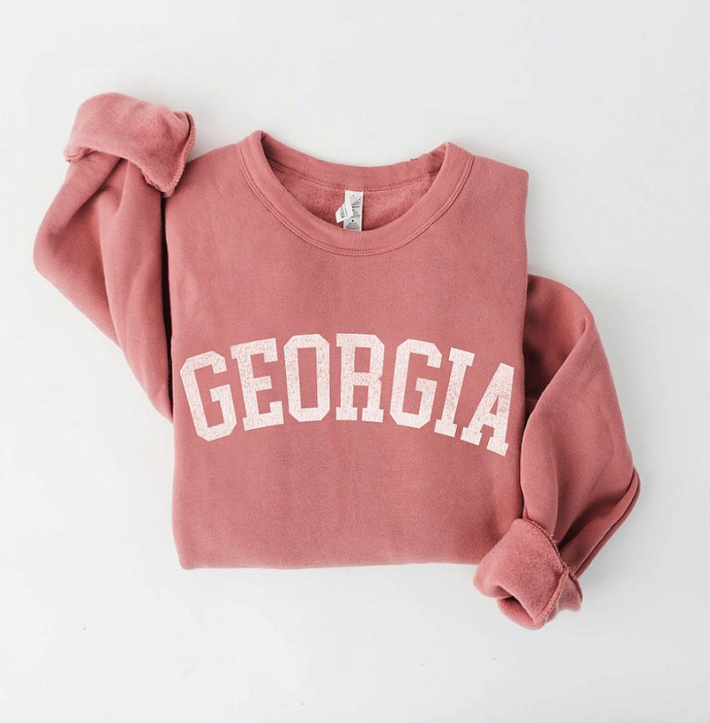 Georgia Graphic Fleece Pullover(Preorder)
