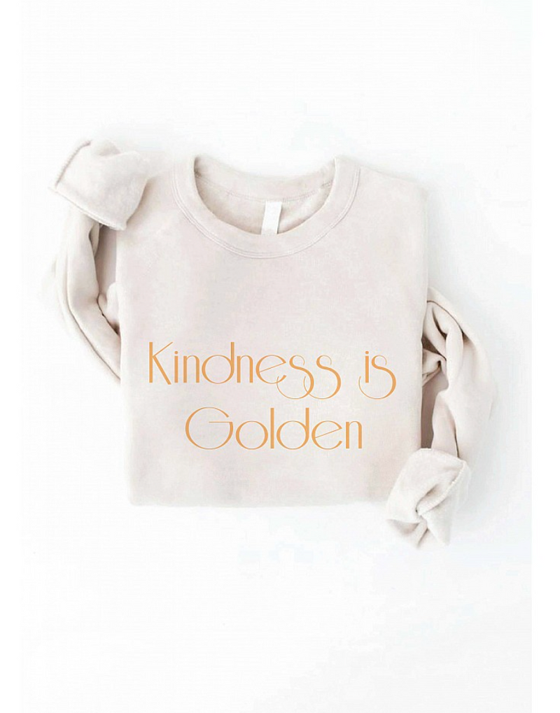 Kindess is Golden Graphic Sweatshirt(Preorder)
