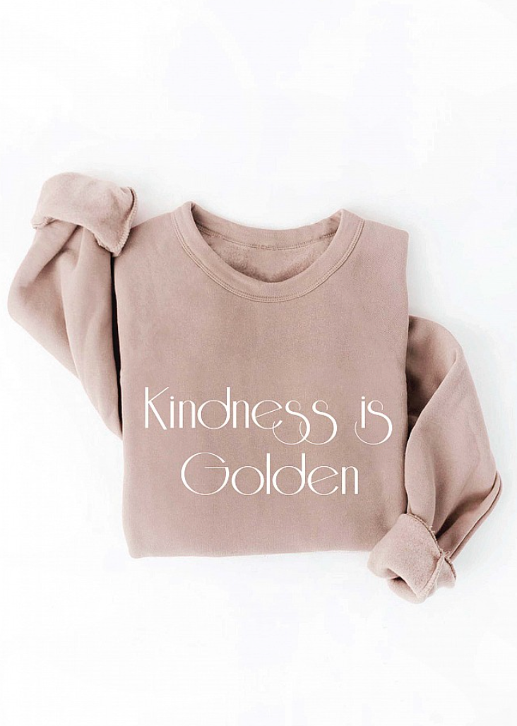 Kindess is Golden Graphic Sweatshirt(Preorder)