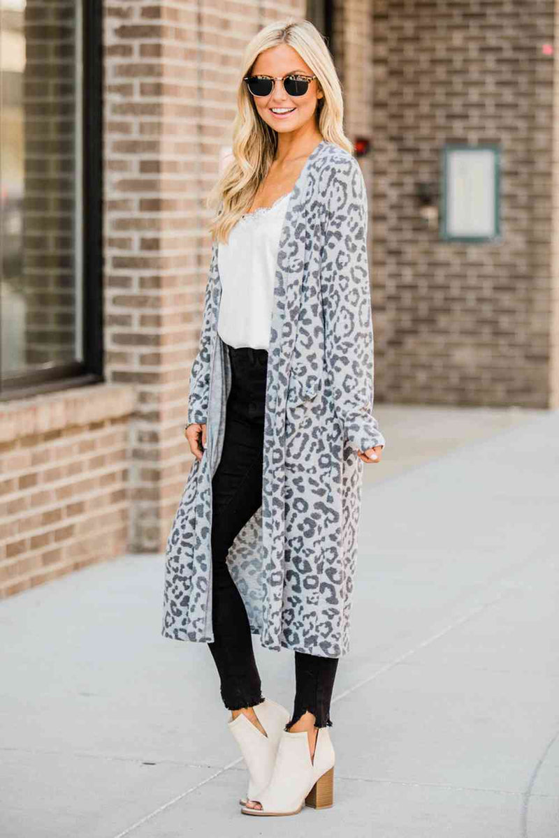 Ronan Open Front Leopard Cardigan -- Deal of the day!