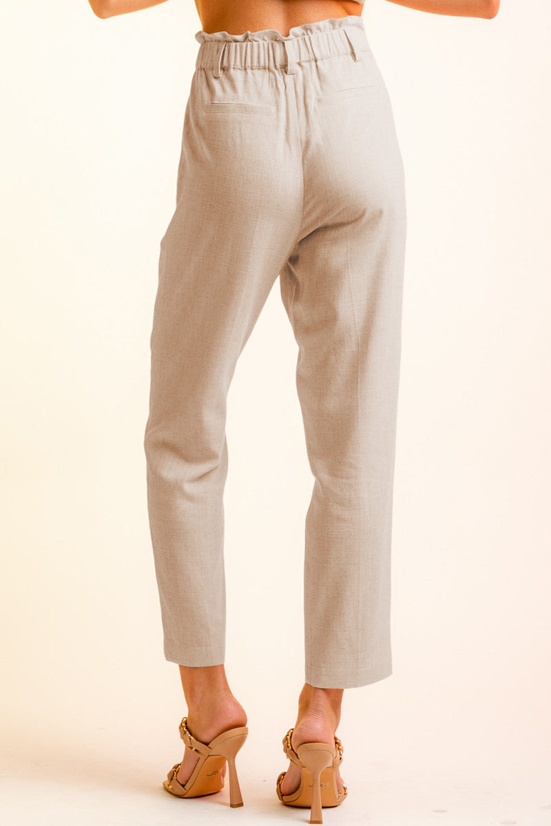 Lillia Side Button Long Pants