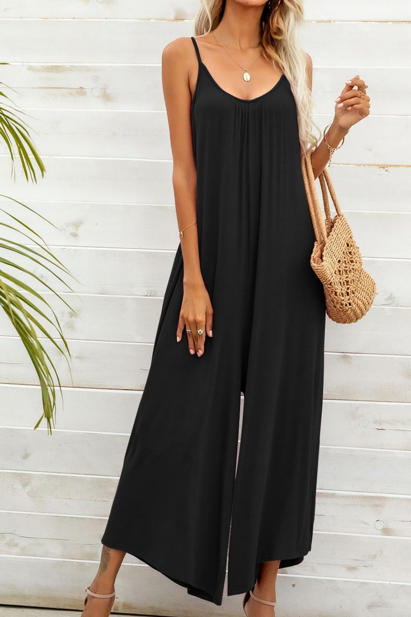 Santana Spaghetti Strap Scoop Neck Jumpsuit -- Deal of the day!