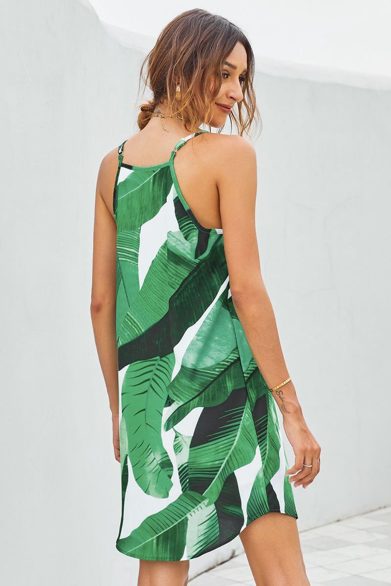 Alexa Peony Print Sleeveless Dress