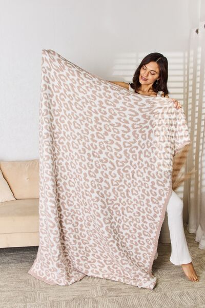 Cuddley Leopard Decorative Throw Blanket DOD